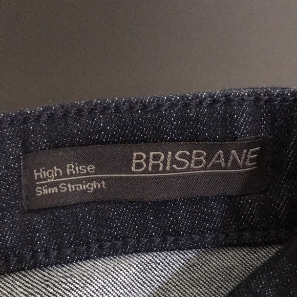 NWT Tailor Made Jeans | Brisbane High Rise Slim Straight | Dark Wash - Picture 10 of 15